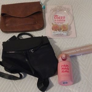 Purses, Mug, Stand and Headphones